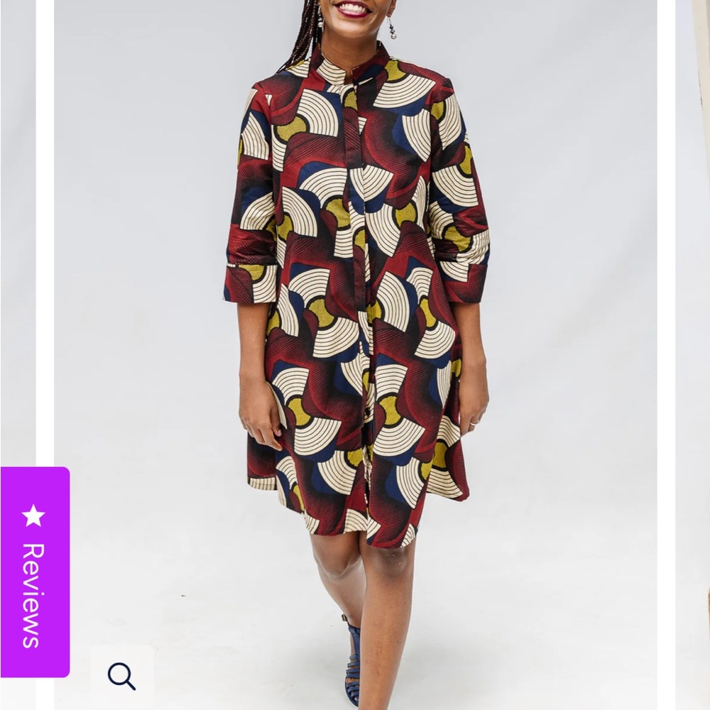 Zuri Dress -Resonance pattern